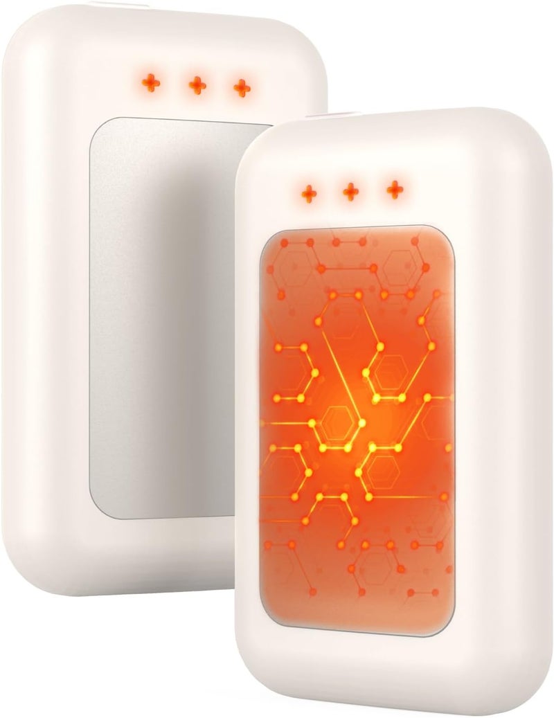 Jerritte Electric Hand Warmers Rechargeable, Rechargeable Hand Warmer, Portable Hand Warmer for Outdoor Camping Hunting Golf Accessories, Gifts for Women Men - Image 1